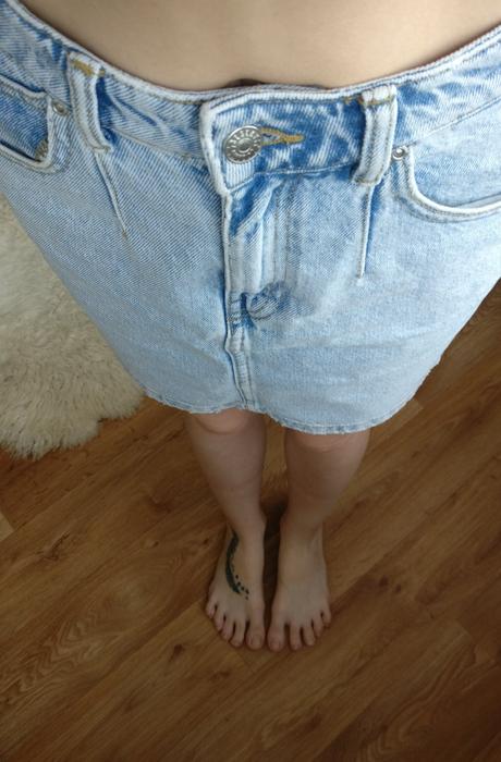 Dámska riflova sukňa, reserved,s