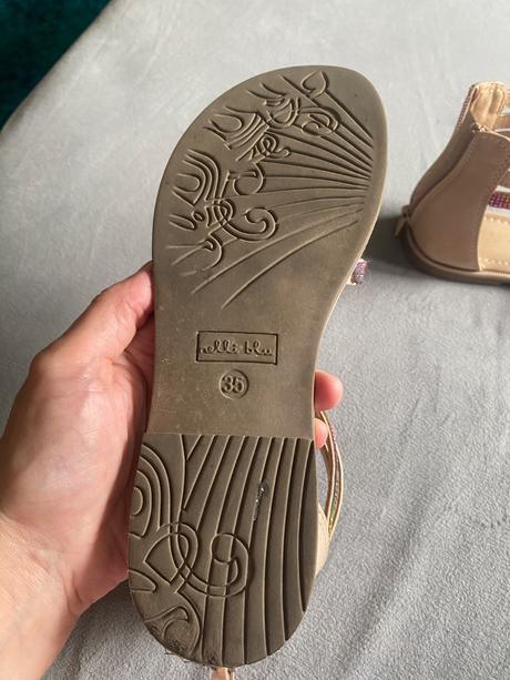 Sandalky, nelli blu,35