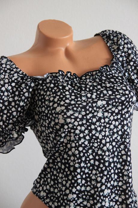 Kvietkovaný body top, m, m