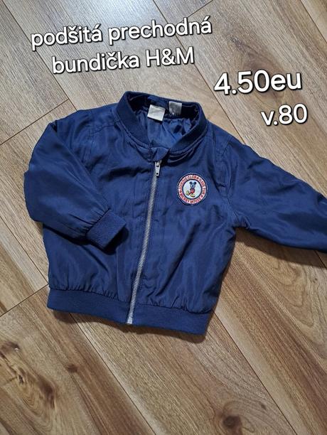 Prechodná bundička h&m, h&m,80