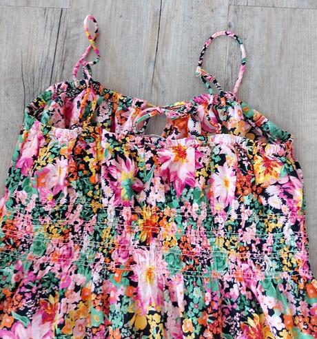 Kvetinové dlhé šaty h&m, h&m,38