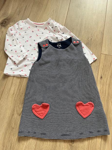 Saty pasikove a tricko, c&a,80