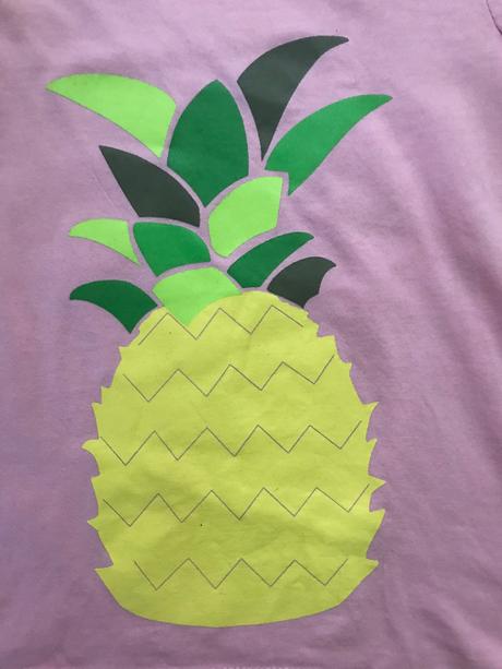 Tričko ananás 12-18 mes., lindex,86
