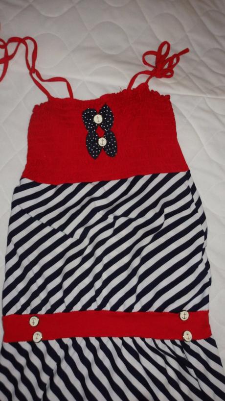 Námornícke šaty m/l, l