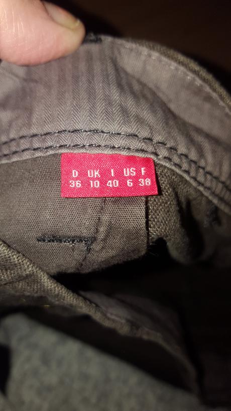 Hnedá ľanová sukňa, esprit,38