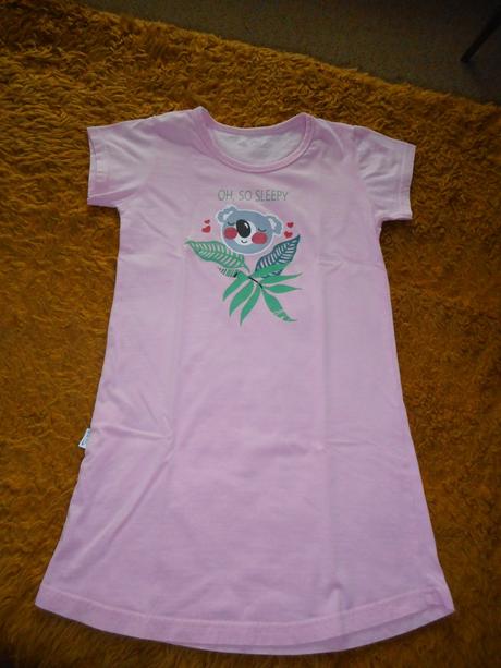 2x dievčenská nočná košieľka, h&m,128