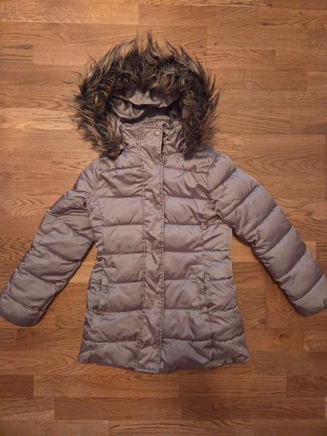 Dievčenská zimná bunda, h&m,140