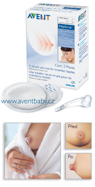 Niplette systém na ploché bradavky 1ks,