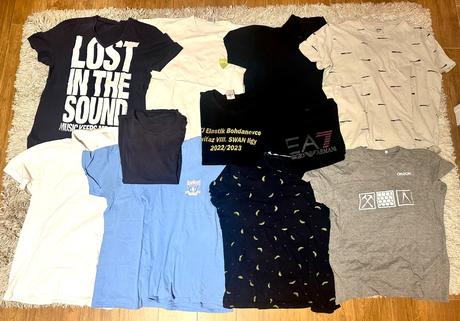 Panske tričká 12 ks, xl