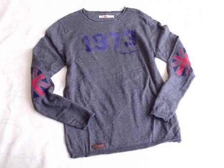 S lakťovkami s kašmírom, pepe jeans,m