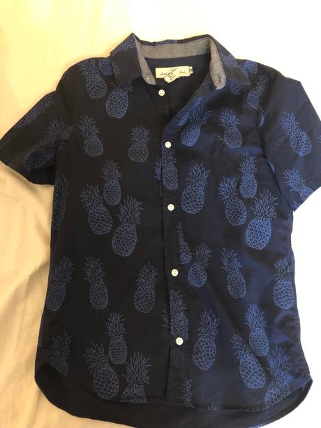 Chlapčenská košeľa s ananásmi, h&m,146