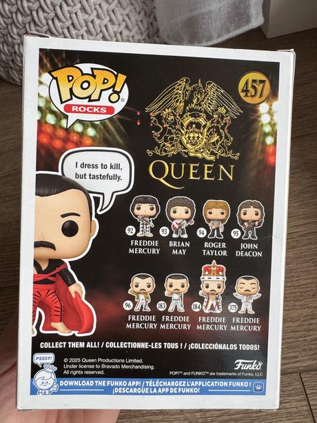 Funko pop queen - freddie mercury, 