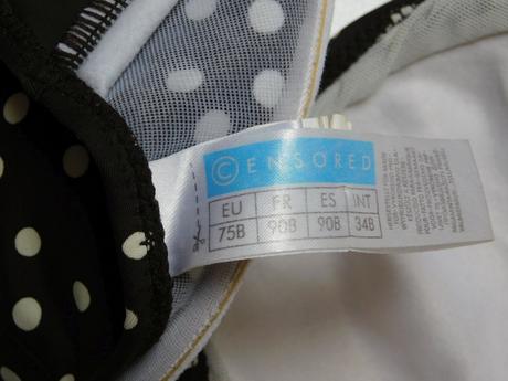 Kvalitná dámska plavková podprsenka, 38