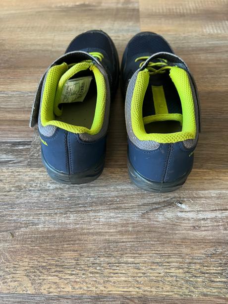 Detská turistická obuv mh100 so suchým zipsom, quechua,33