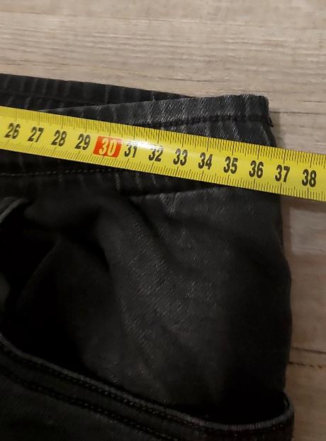 Čierne pánske jogger jeansy, m