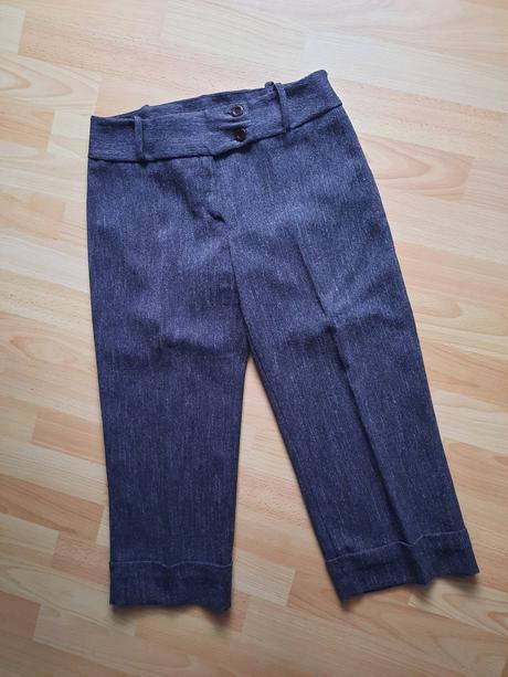 Dámske elegantné 3/4 nohavice, 38