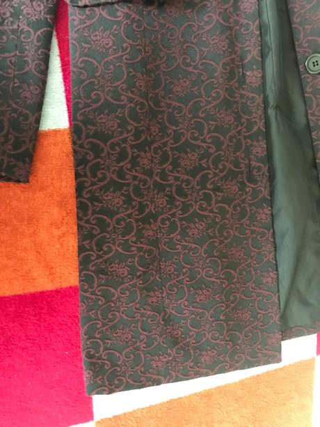 Komplet-sako predlžené s kožušinou a nohavice v. s, h&m,s