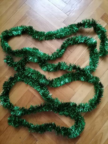 Vianočná reťaz, girlanda 1x použitá, 