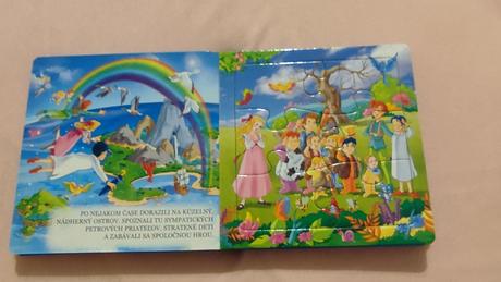 Puzzle knižka peter pan, 