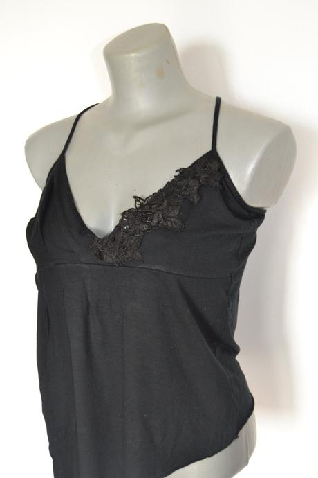 Dámske čierne tielko, veľkosť l, l