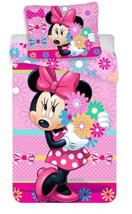 Obliečky minnie bows and flowers 140/200, šírka (cm): 140,dĺžka (cm): 200