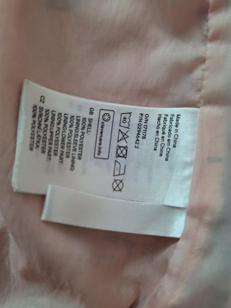 Zateplena bundicka, h&m,140