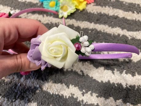 Kvetinkové čelenky 110/128, lindex