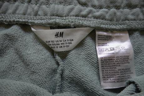 Bavlnené kraťasky h&m, h&m,152