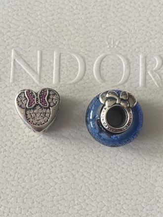 Pandora disney mickey a minnie koralky, pandora