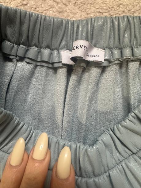 Kožená plisovaná sukňa, reserved,134