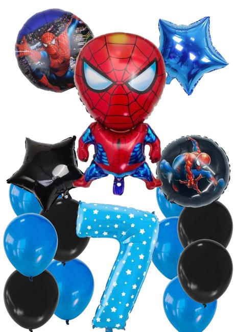 Balóny spiderman - až 15/16/17 kusov, 