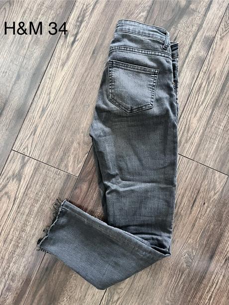 Šedé rifle, h&m,34