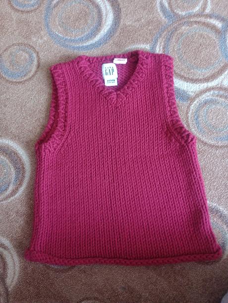 Pletená vesta, gap,98