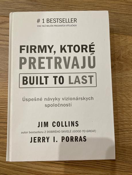 Kniha firmy, ktoré pretrvajú - jim collins, 