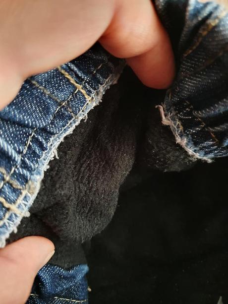 Zateplené riflové nohavice č.116, 116