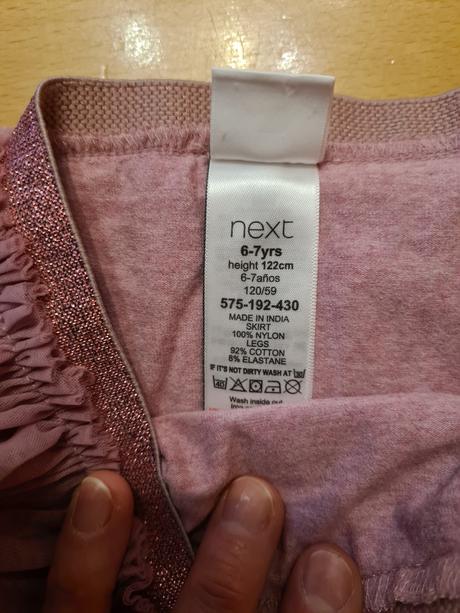 Next sukňolegíny 122 cm, next,122