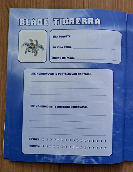Knižka "bakugan - zberateľská edícia", 