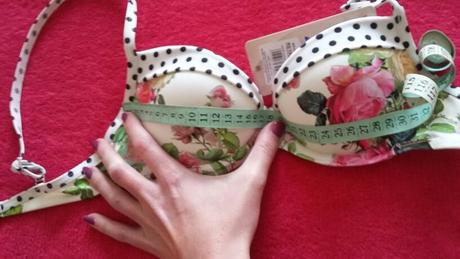 Nádherný plavkový push up vrch, krisline,s