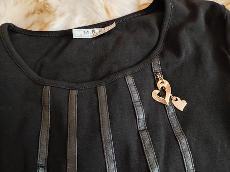 Crop top s ozdobou m.b., xl