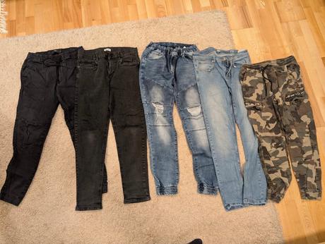 Nohavice 5ks 170, 32/32, s, 158–170