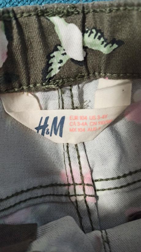 Detské rifle, h&m,104