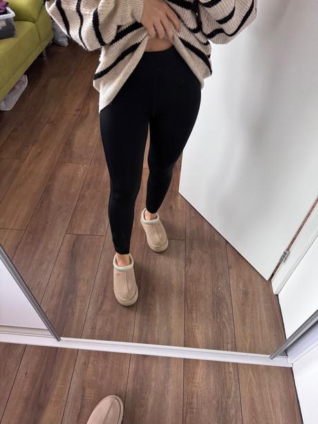 F&f legíny čierne, f&f,s