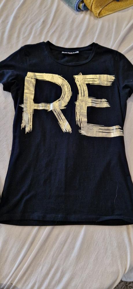 Tričko retro jeans, m