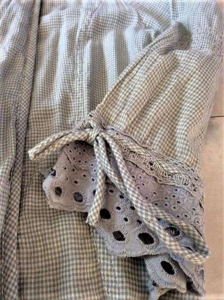 Pepitová dlhá košeľa vintage, 38