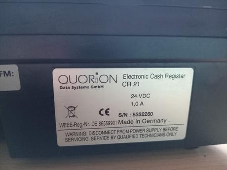 Registračná pokladňa quorion, 