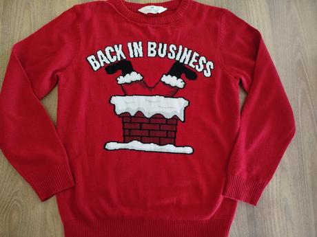 Sveter vianocny, h&m,134