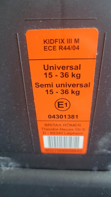 Britax römer kidfix iii m storm grey- super stav -, britax