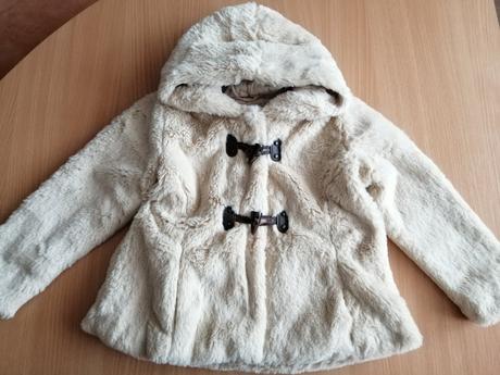 Kabátik, kozusok s kapuckou, veľkosť 92/98, 98