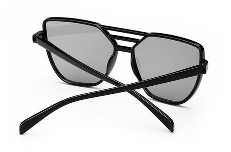 Trendy dámske slnečné okuliare pilotka - čierna, 
