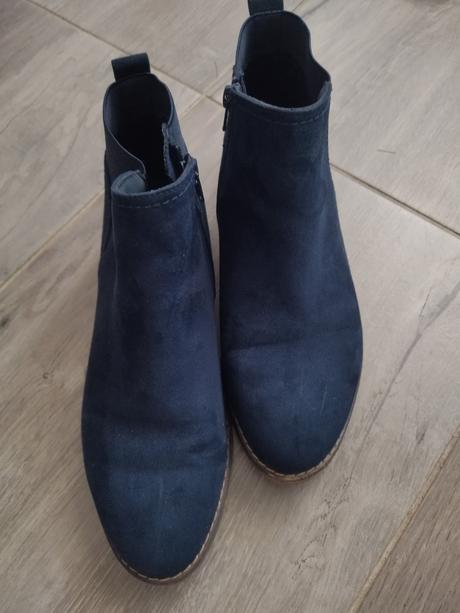 Jesenné semišové nízke čižmičky, 38